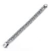 Heren armband schakels plat glans - 20 cm