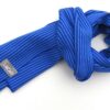 Sjaal Gestreept Helder Blauw