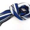 Heren sjaal blauw grijs wit
