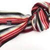 Heren sjaall rood zwart wit