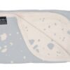 MeToBe Luxe Katoenen Wiegdeken - IJsschotsen Uni Denim (75x100 cm)
